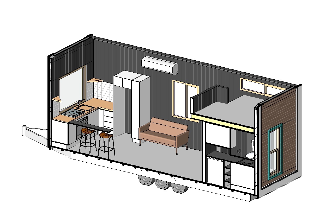 Tiny Home 1 X Bed Loft