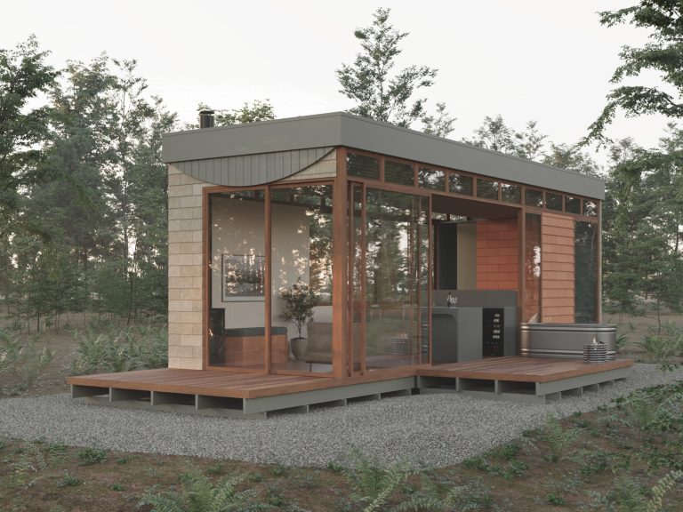The Andas External Render East View