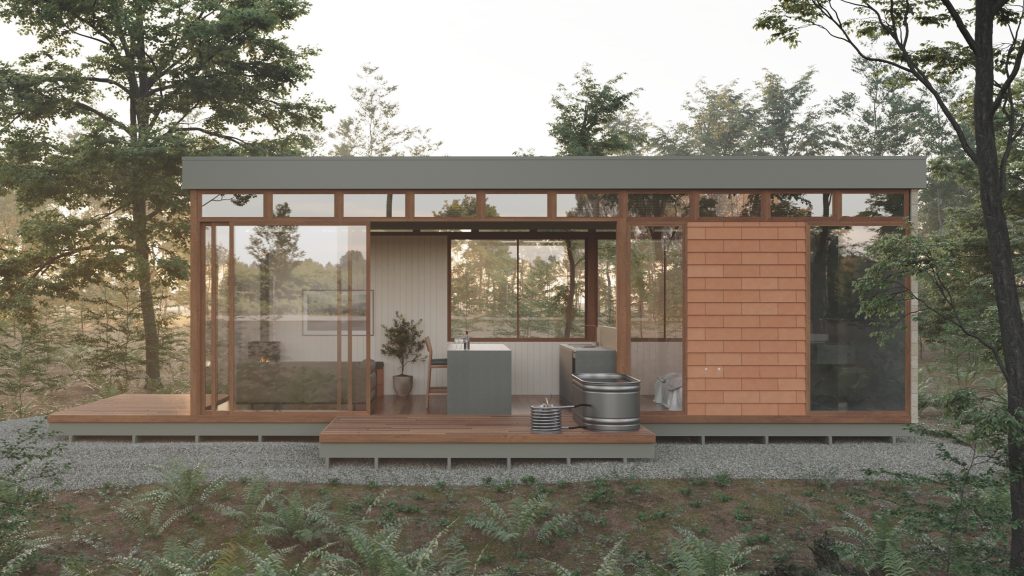 The Andas External Render North View