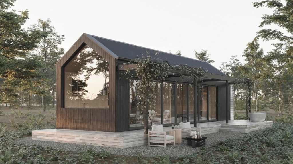 The Hallbar External Render East View