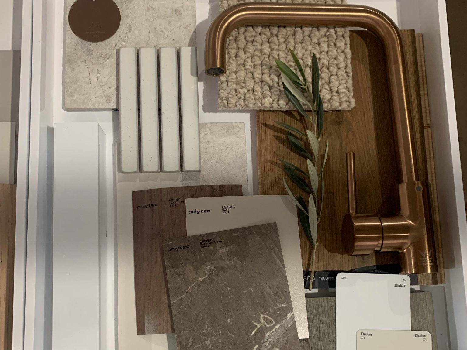 Upgrade Range Mood Board Copper Neutral