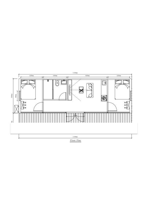 11.5 X 3.5 X 3.0 2br Floorplan